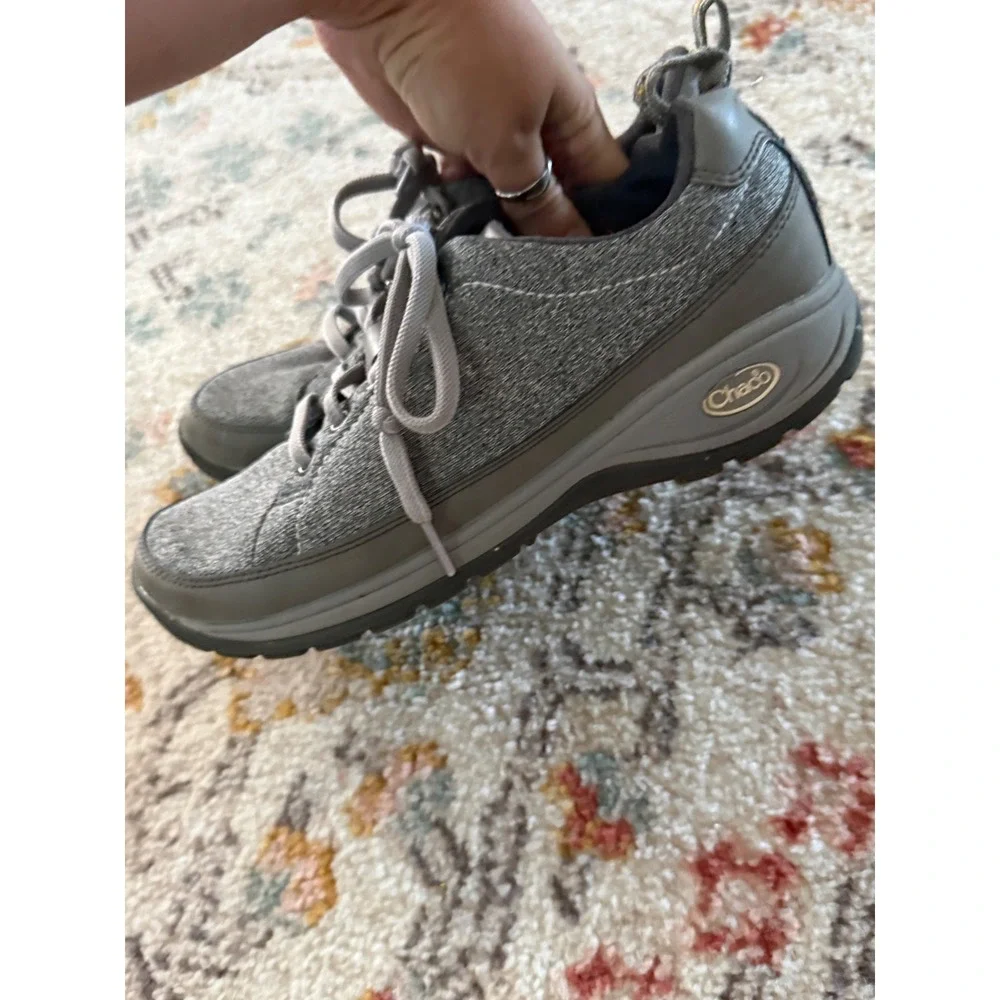 Chaco Sierra Waterproof Sneakers Womens 8 Grey‎ Hiking Walking Shoes Outdoors